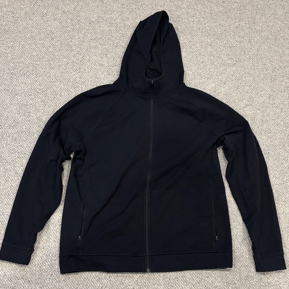 Men’s Lululemon Lightweight Black Hooded Zip-Up